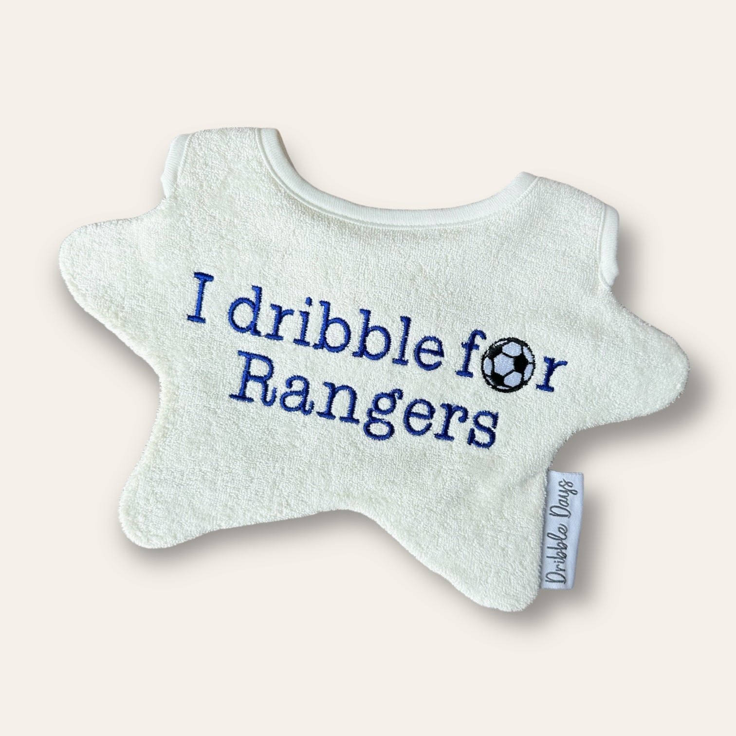 Rangers Football Baby Bib – Dribble Days1