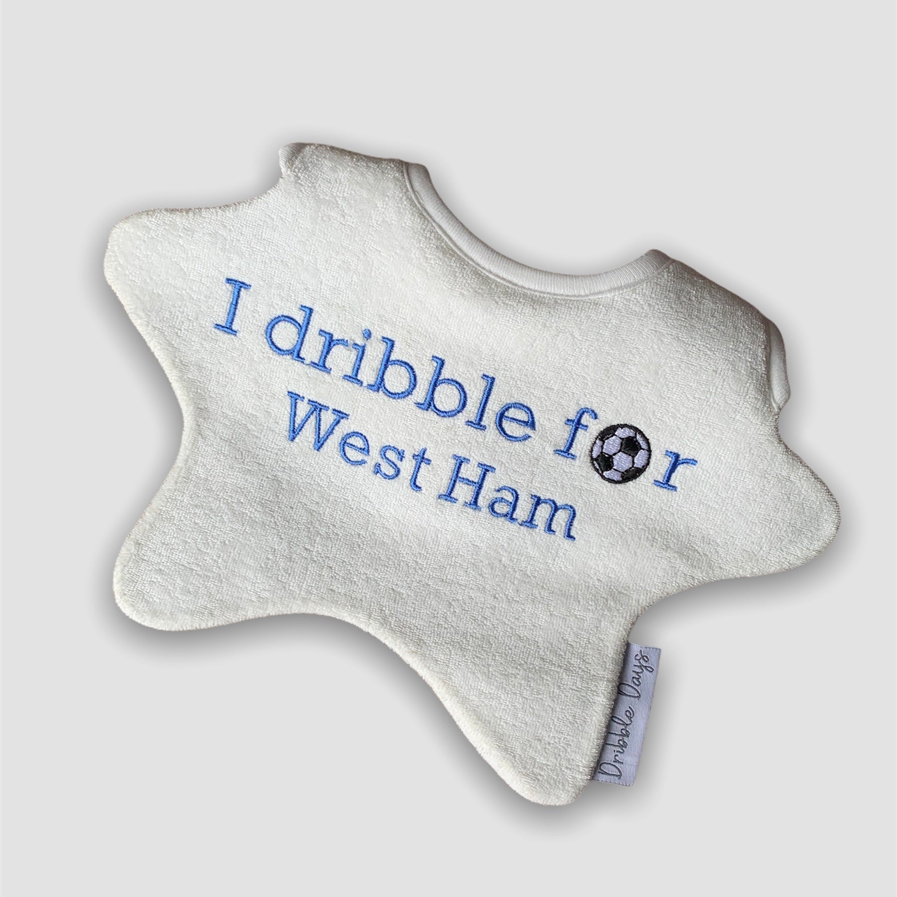 West Ham Football Baby Bib